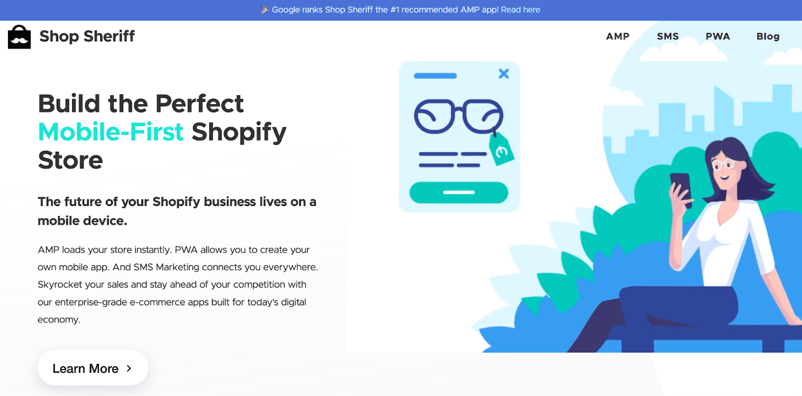 Shop Sheriff Shopify app main page