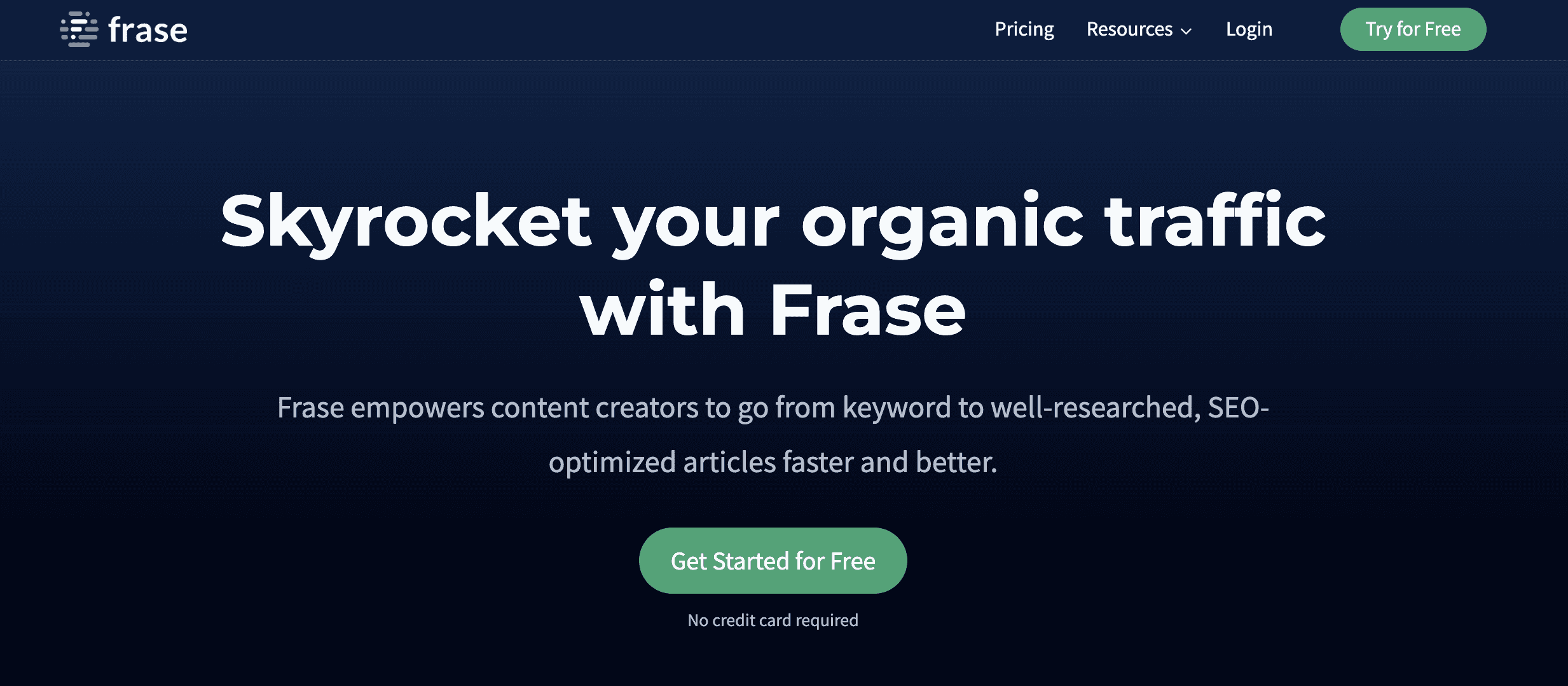 Frase home page