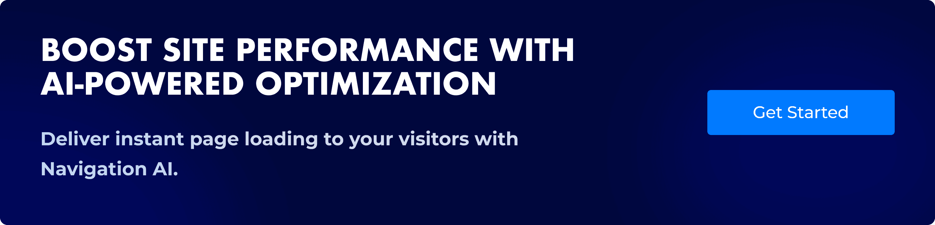 Uxify Navigation AI banner: Boost site performance with AI-powered optimization
