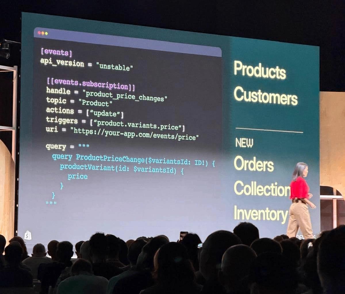 from webhooks to events for Shopify app developers