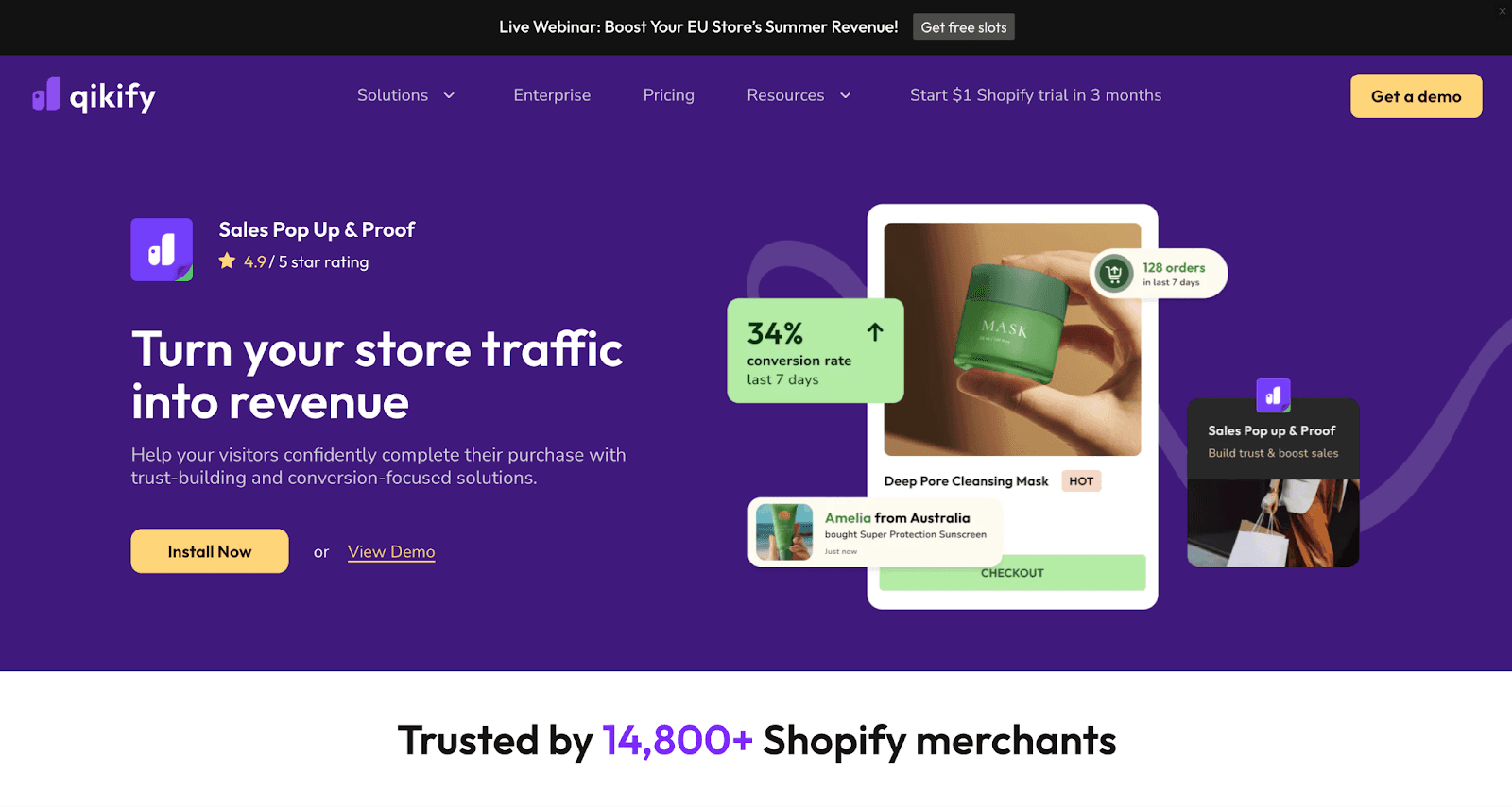 quikify homepage